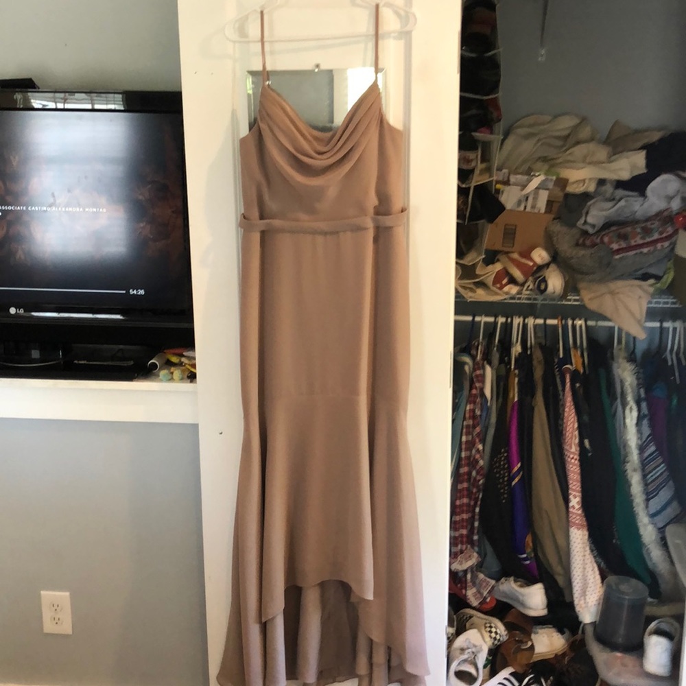 Azazie Taupe Bridesmaid dress!!